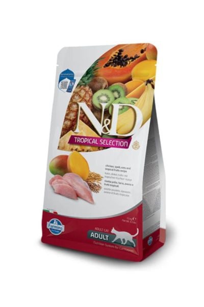 N&D Tropıcal Selectıon Tavuklu Yetişkin Kedi Maması 10 Kg