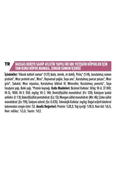 Proplan Büyük Irk Somonlu Yetişkin Köpek Maması 14Kg