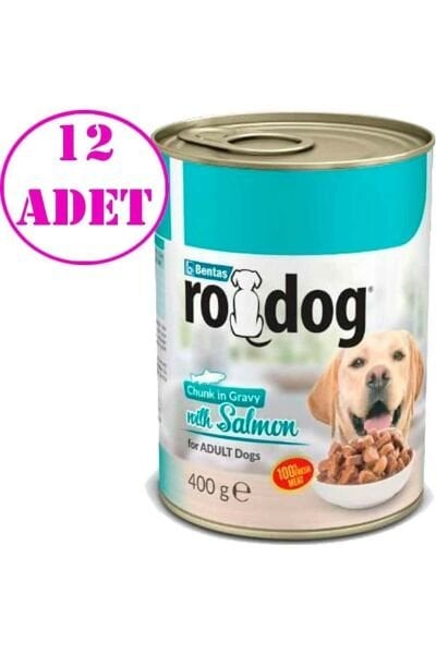 Ro Dog Somonlu Köpek Konservesi 400 Gr 12 Ad
