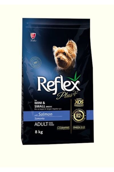 Reflex Plus Somonlu Mini Ve Küçük Irk 8 Kg Yetişkin Köpek Maması