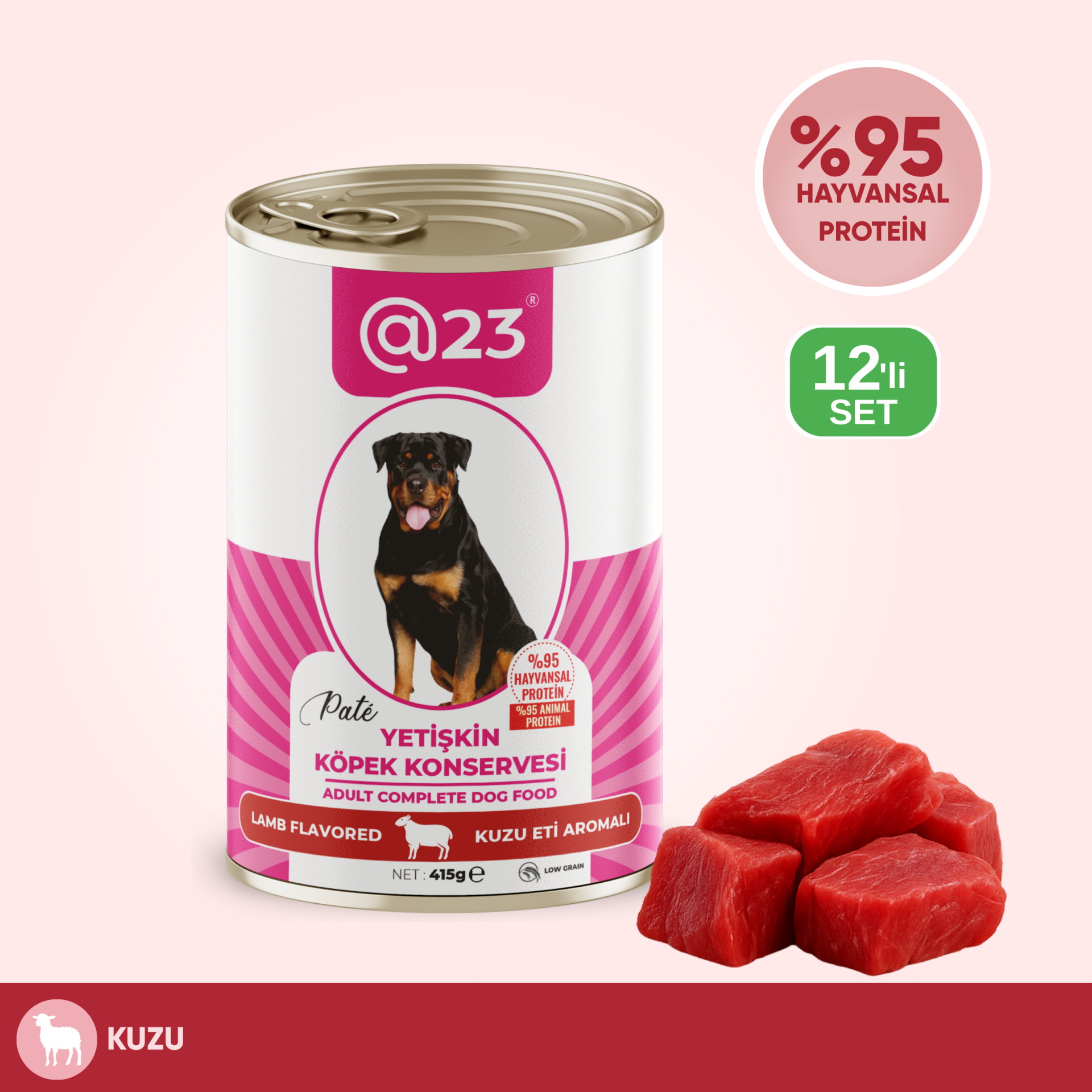 @23 Yetişkin Kedi Konservesi Somon Aromalı 415 g x 12 adet