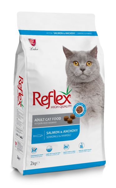 Reflex Somonlu Hamsili Yetişkin Kedi Maması 2 Kg