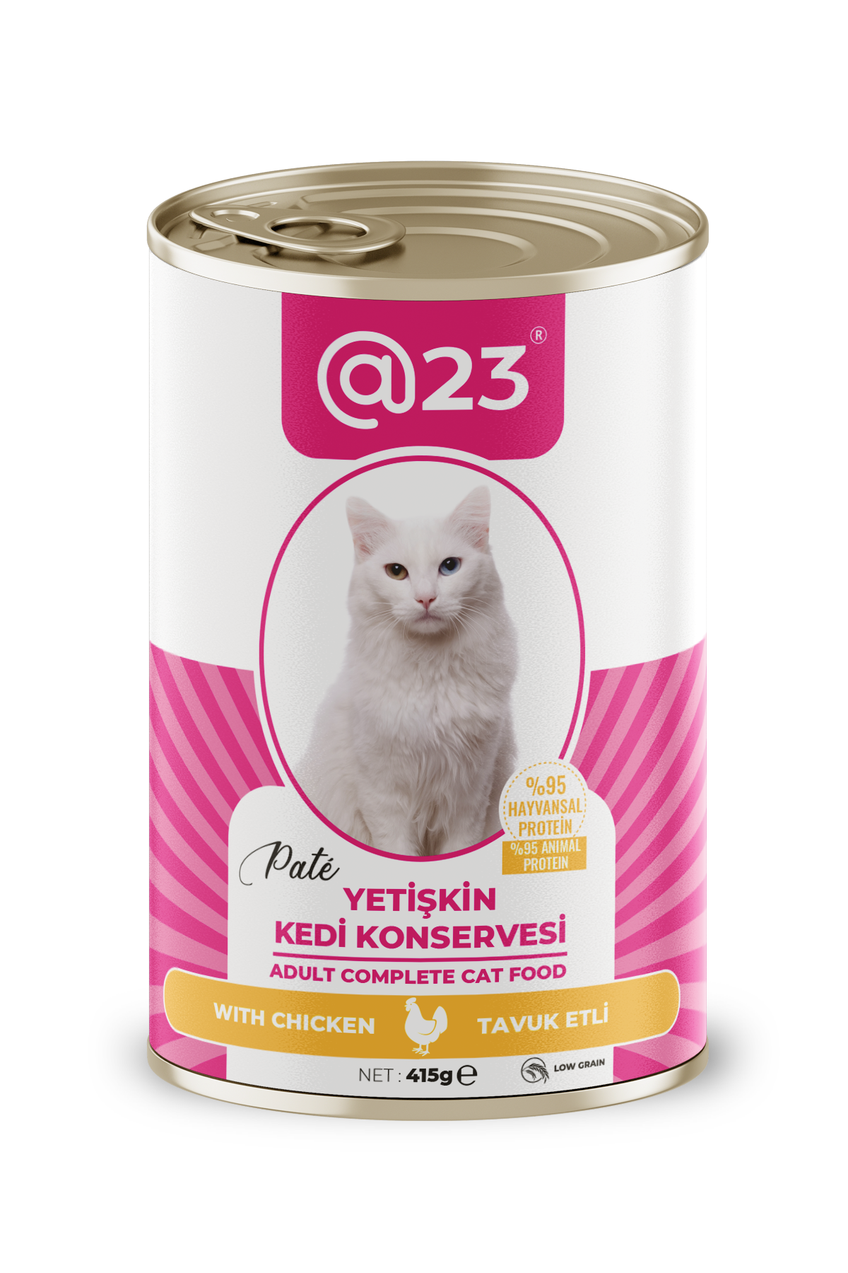 @23 Yetişkin Kedi Konservesi Tavuk Aromalı 415 g
