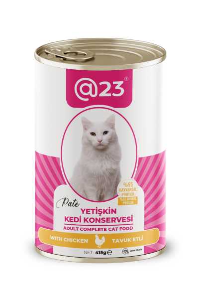 @23 Yetişkin Kedi Konservesi Tavuk Aromalı 415 g