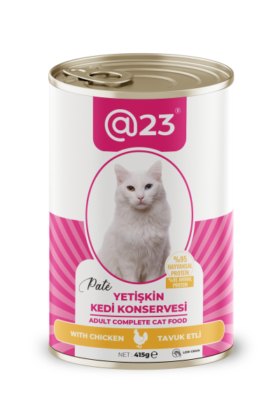 @23 Yetişkin Kedi Konservesi Tavuk Aromalı 415 g