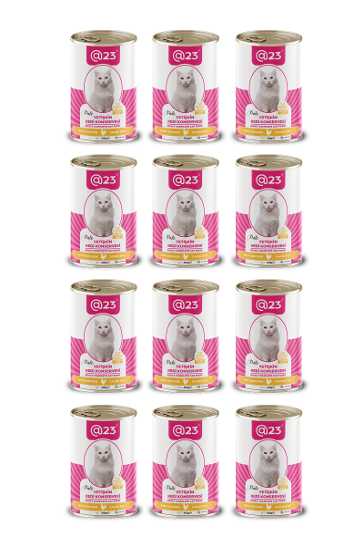 @23 Yetişkin Kedi Konservesi Tavuk Aromalı 415 g x 12 adet