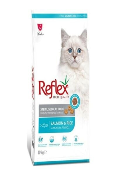 Reflex Sterılısed Somonlu Yetişkin Kedi Maması 10Kg