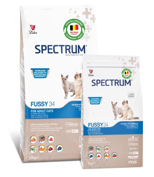 SPECTRUM FUSSY 34 YETİŞKİN KEDİ MAMASI 12 KG