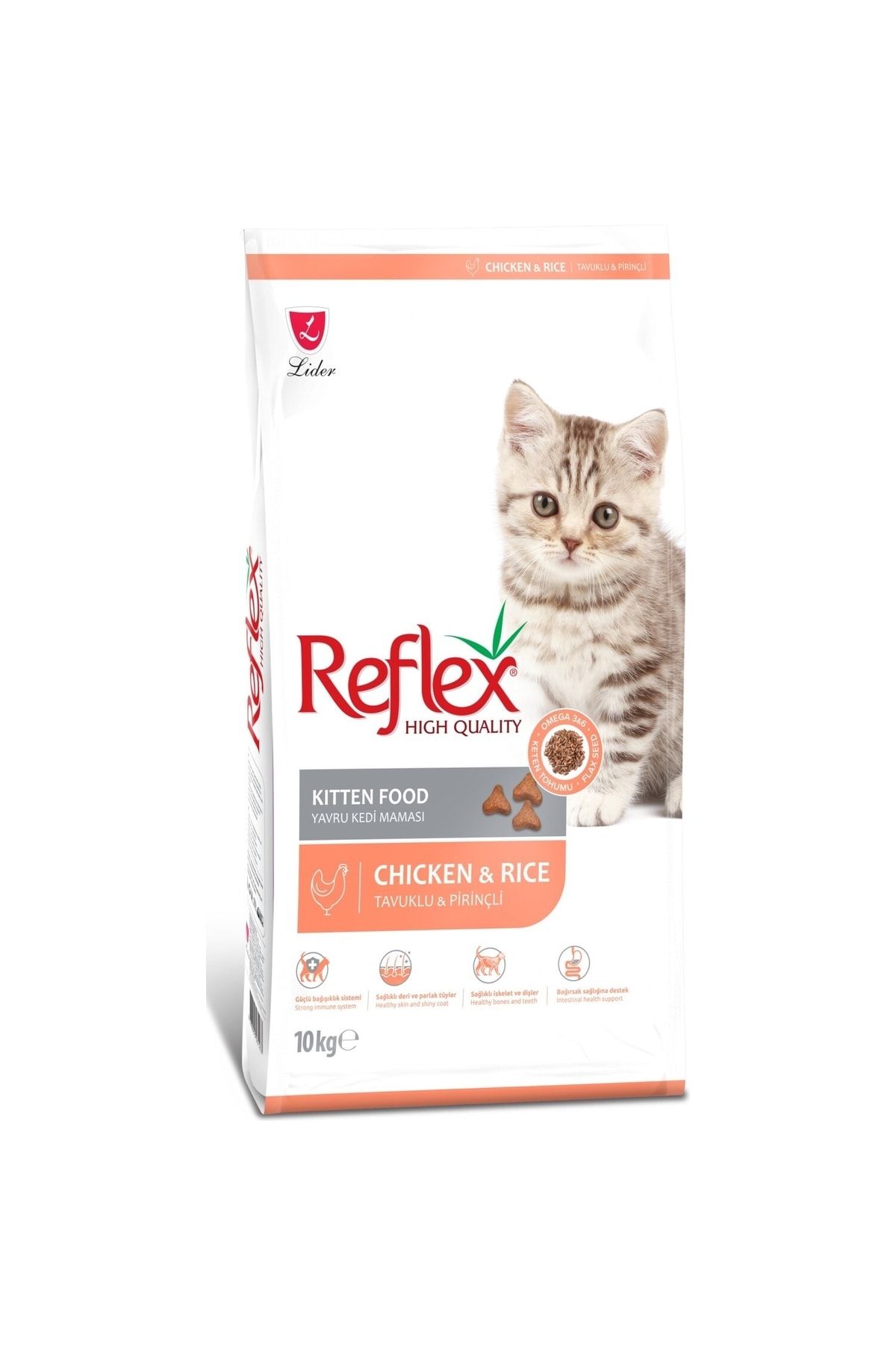 Reflex Kıtten Tavuklu Yavru Kedi Maması 10Kg