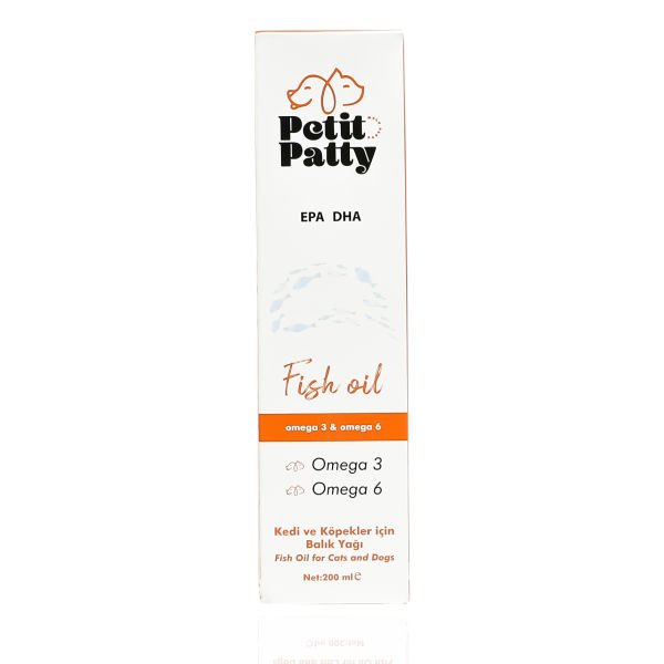 Petit Patty Fish Oil Kedi Ve Köpekler Için Balık Yağı  200gr