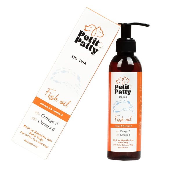 Petit Patty Fish Oil Kedi Ve Köpekler Için Balık Yağı  200gr