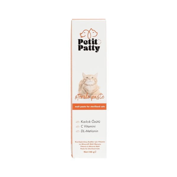 Petit Patty Sterile Paste 100g (kısırlaştırılmış Kedilere Özel Bağışıklılık Destekleyici)