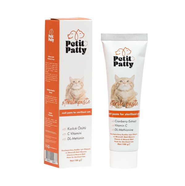 Petit Patty Kısırlaştırılmış Kedi Sağlık Seti (Fish Oil + Sterile Paste)