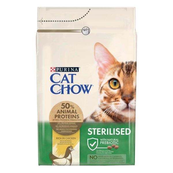 Cat Chow Sterilised Tavuklu Kısırlaştırılmış Kuru Kedi Maması 3 Kg