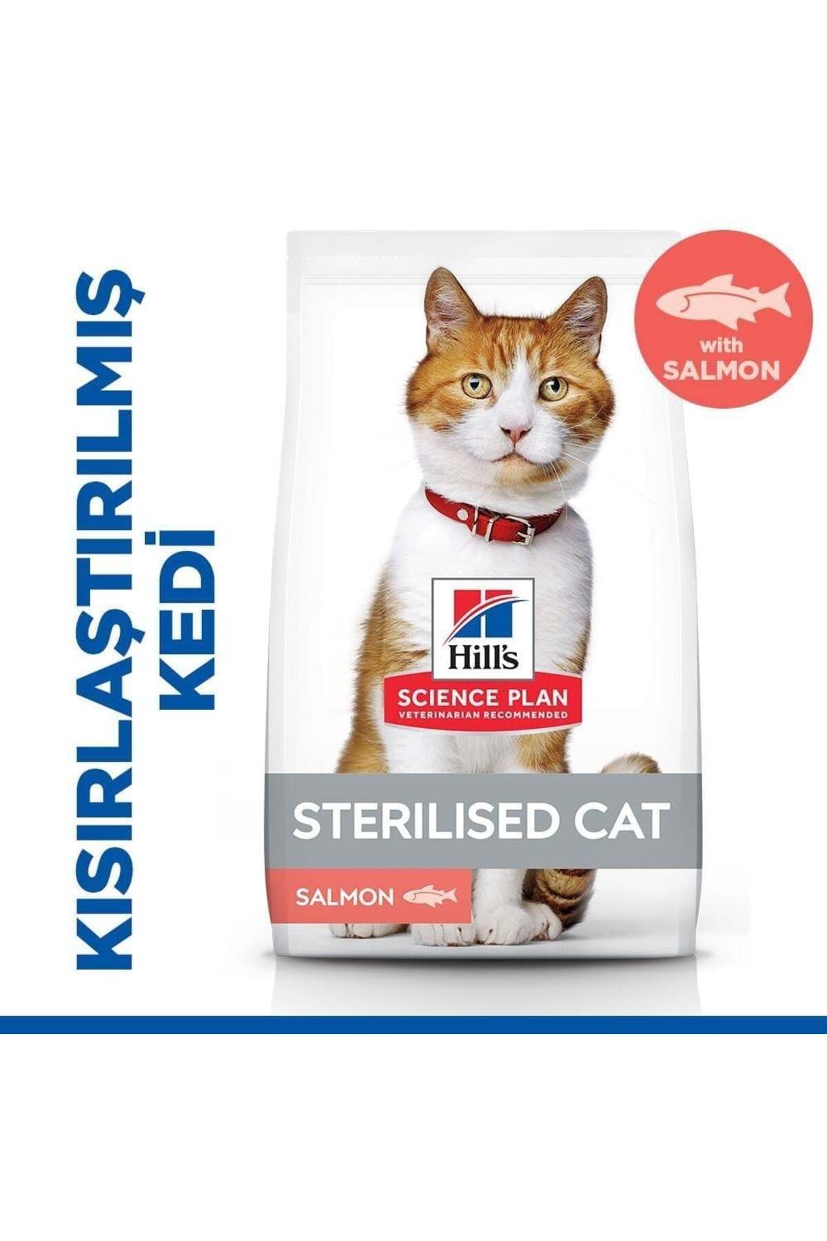 Hill’s Scıence Plan Sterilised Somon Balıklı Kısırlaştırılmış Kedi Maması 3 Kg
