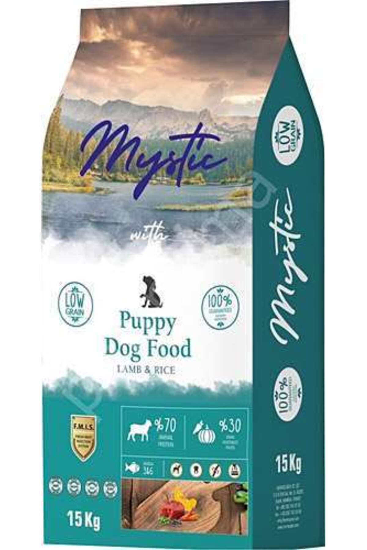Mystic Az Tahıllı Kuzu Etli 15 kg Yavru Köpek Maması