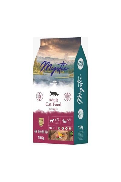 Mystic Az Tahıllı Gurme Yetişkin Kedi Maması 15 Kg