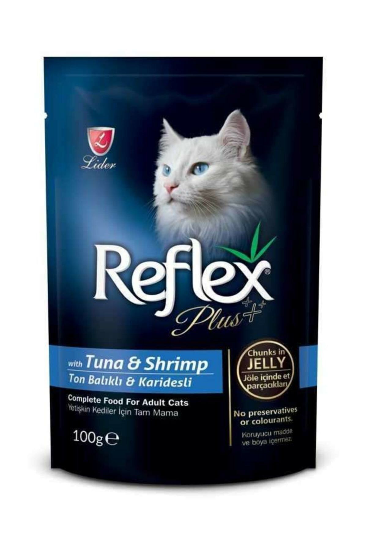 Reflex Plus Ton Balıklı Ve Karidesli Kedi Pounch 100Gr