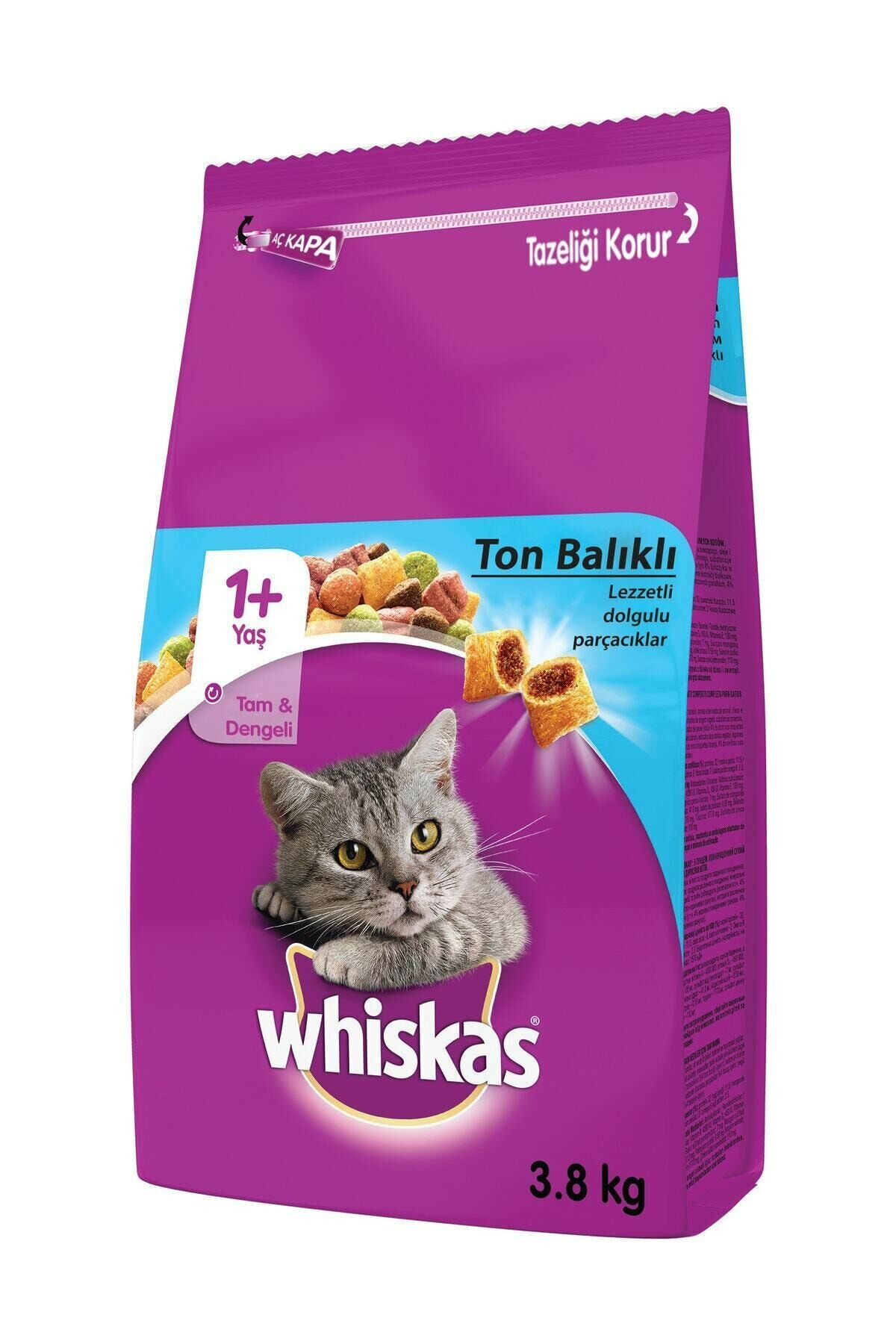 Whiskas Ton Balıklı Kedi Maması 3.8 Kg