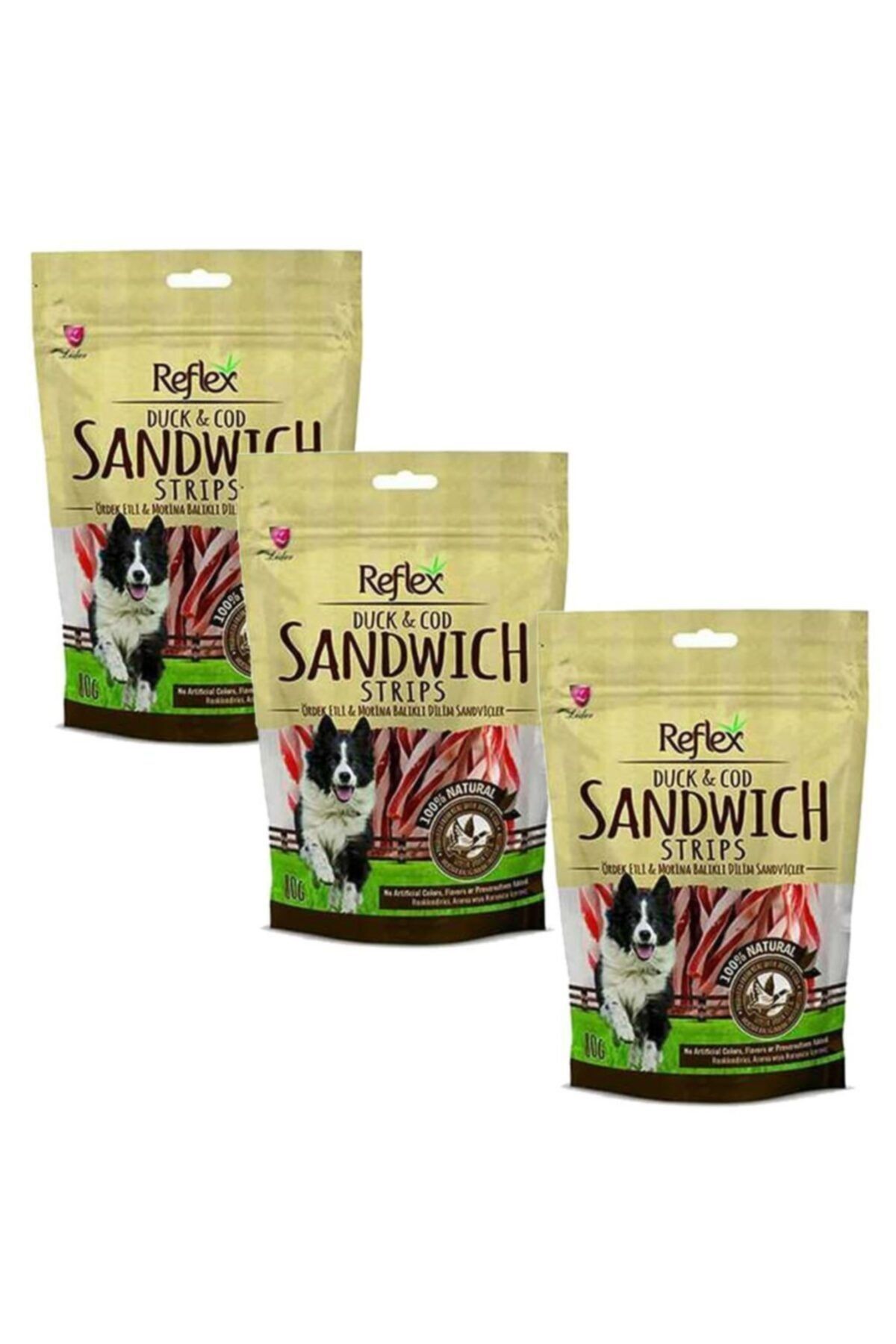 Ördekli Sandviç Çubuk Köpek Ödülü 80 Gr 3 Adet