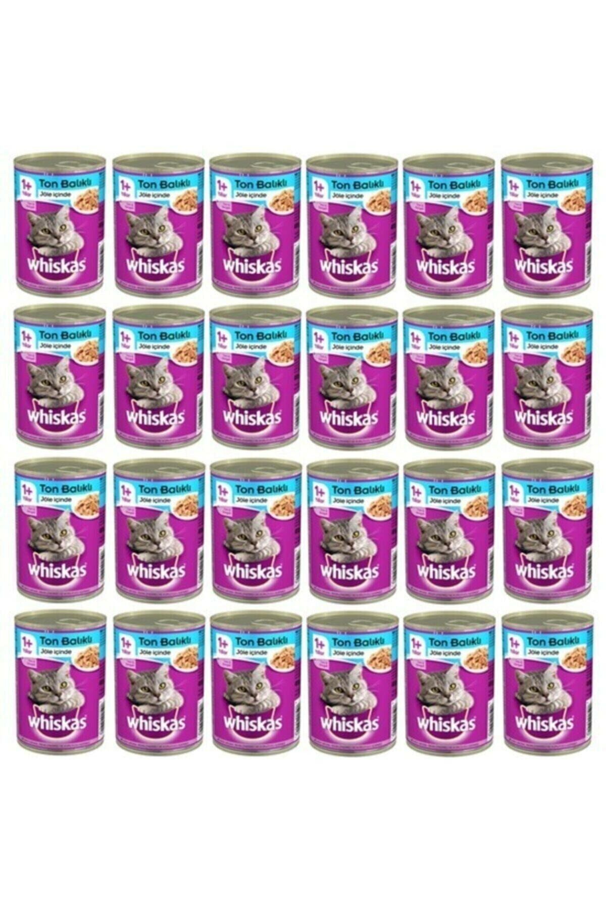 24 Adet Ton Balıklı Kedi Konserve Yaş Maması 400 Gr