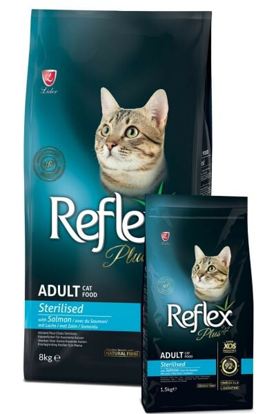 Reflex Plus Sterılısed  Kısır Somon Kedi Maması 8 Kg