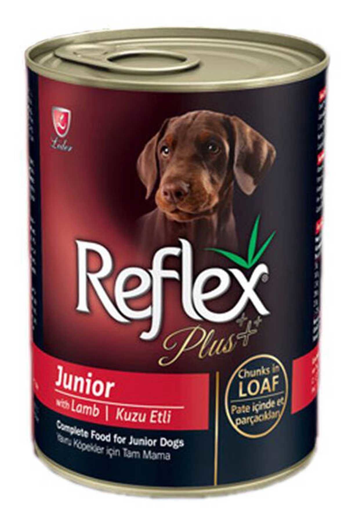 Reflex Junior Kuzu Etli Köpek Yaş Mama 415G