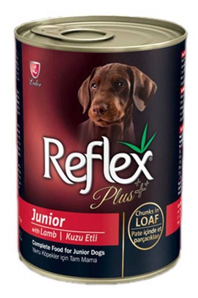 Reflex Junior Kuzu Etli Köpek Yaş Mama 415G