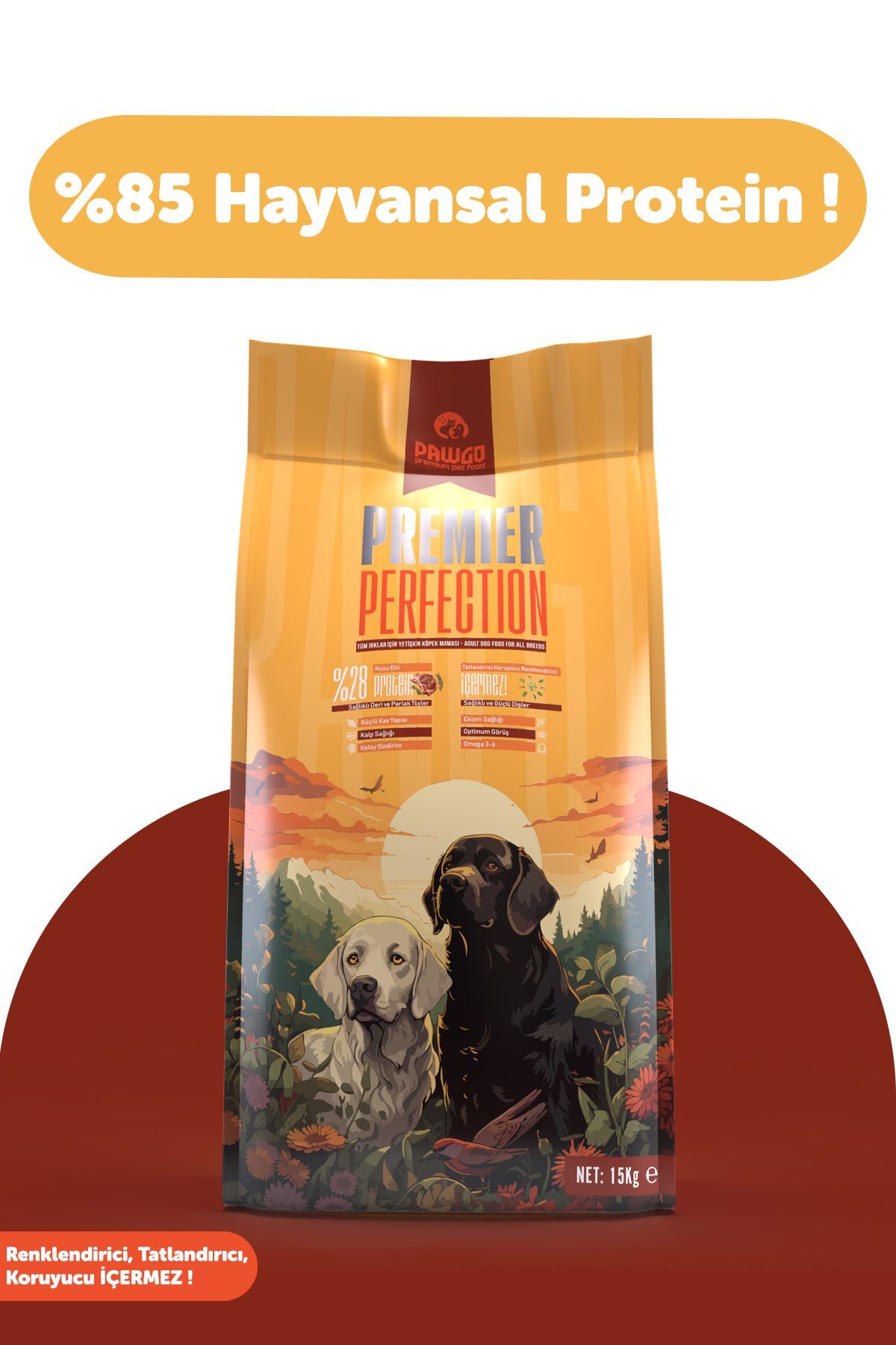 Pawgo Premier Perfection 15 Kg | Kuzu Etli | Yetişkin Köpek Maması