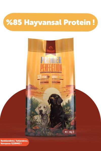 Pawgo Premier Perfection 15 Kg | Kuzu Etli | Yetişkin Köpek Maması