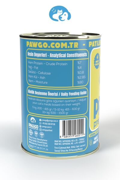 Pawgo Liver Legend | Ciğerli | 400g X 12 | Parça Etli | Kedi Yaş Mama