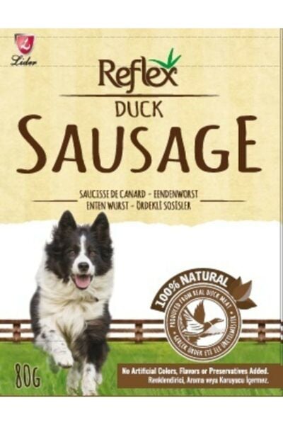 Reflex Duck Sausage Köpek Ödül Maması 80 Gr