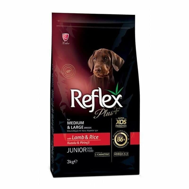 Reflex Plus Medıum Large Kuzulu Yetişkin Köpek Maması 3Kg
