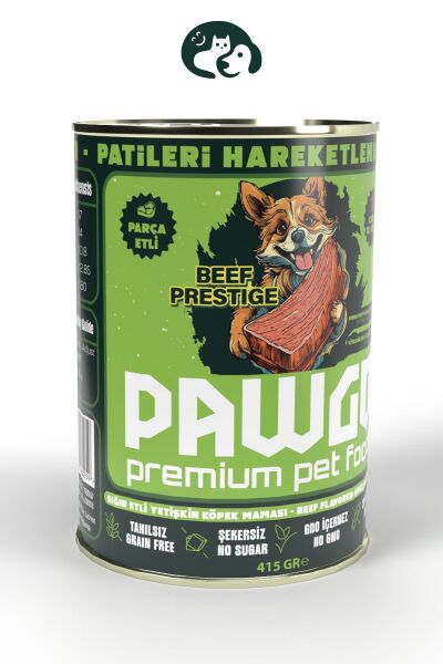 Pawgo Beef Prestige | Sığır Etli | 400g X 24 | Parça Etli | Köpek Yaş Mama