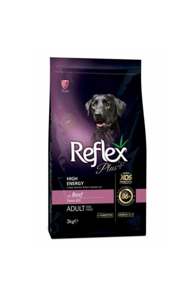 Reflex Hıgh Energy Dana Etli Yetişkin Köpek Maması 3 Kg