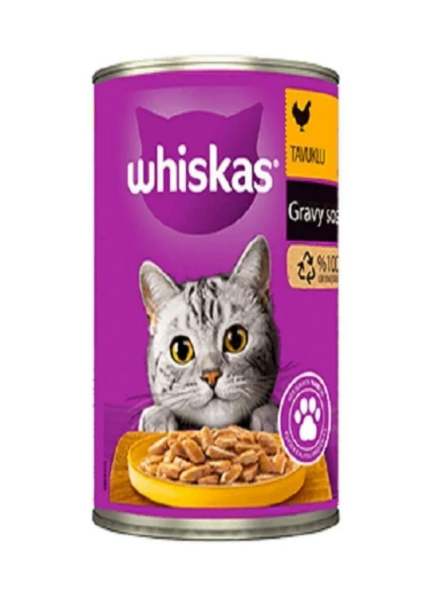 Whiskas Sığır Etli Kedi Konserve 400Gr