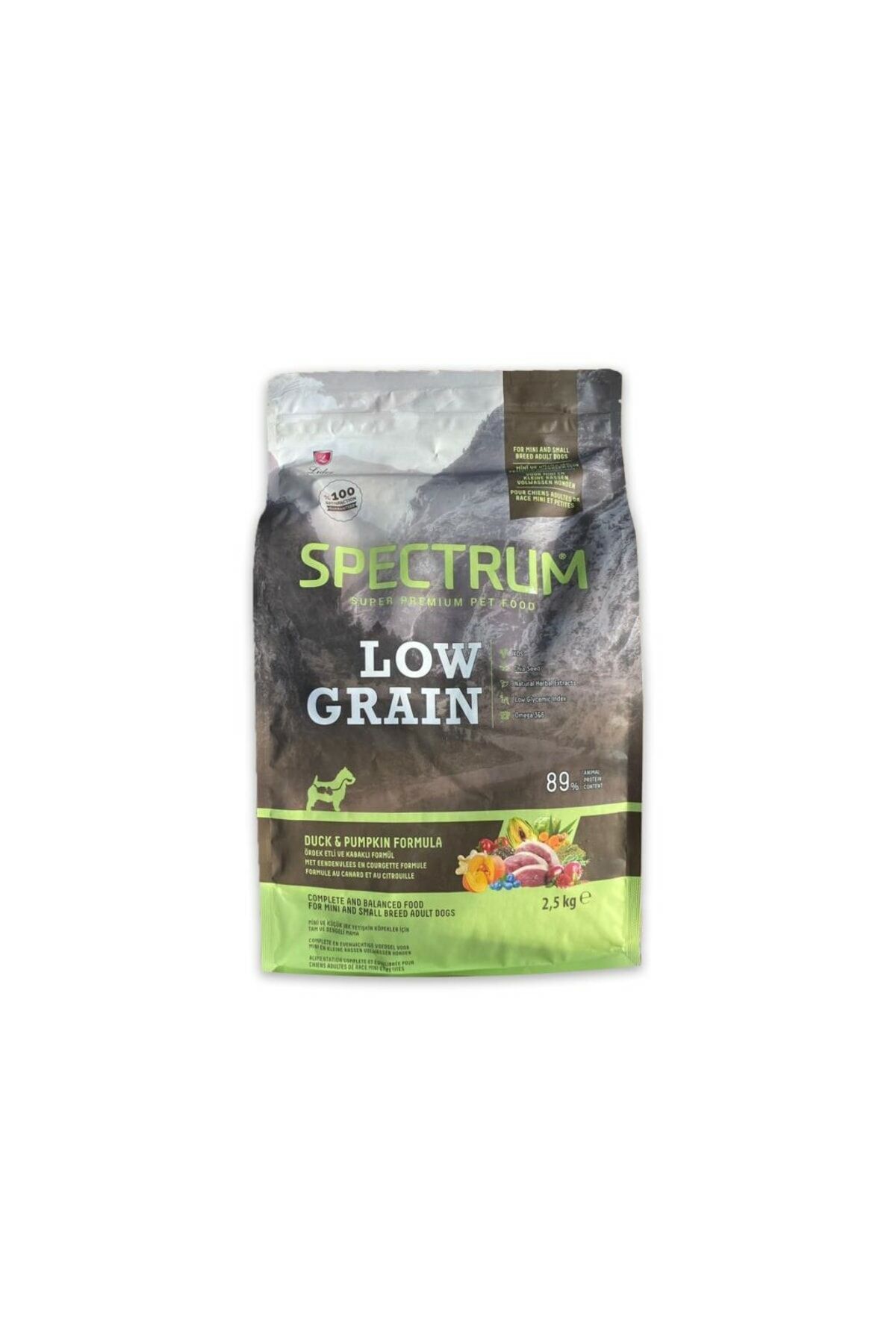 Spectrum Low Graın Ördek Ve Kabaklı  Mını-Small Yetişkin Köpek 2,5 Kg