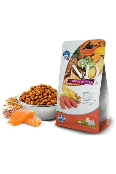 N&D Tropical Selection Somonlu Küçük Irk Yetişkin Köpek Maması 1,5 Kg
