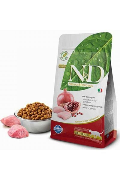Nd Prime Tahılsız Tavuk & Nar Kısırlaştırılmış Yetişkin Kedi Maması, 5 Kg