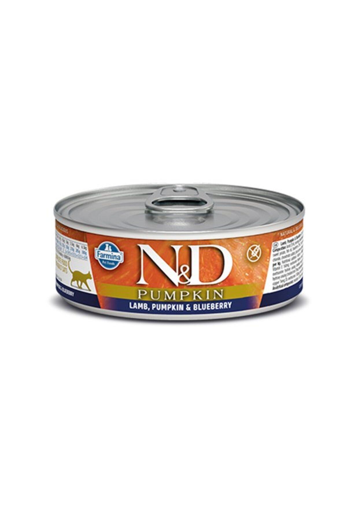 Nd Balkabaklı Kuzu Eti Ve Yaban Mersinli Kedi Konservesi 80 Gr