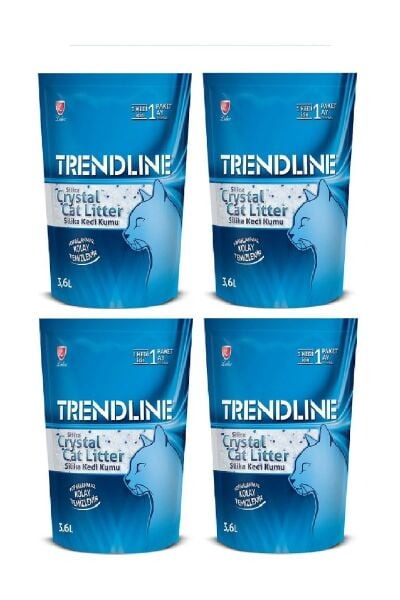Trendli̇Ne Tozsuz Si̇Li̇Ka Kedi̇ Kumu 3,6Ltx4 Adet
