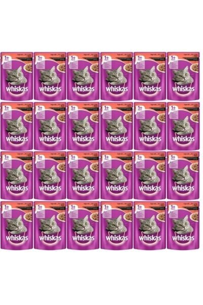 Whiskas Pouch Gravy Soslu Sığır Etli Yaş Kedi Maması 24 Adet