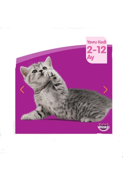 Whiskas Pouch Yavru Kümes Hayvanlı Yaş Kedi Maması 24 Adet Pouch