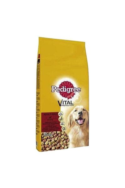 Pedigree Biftek&Kümes Hayvanlı 15 Kg Kuru Köpek Maması