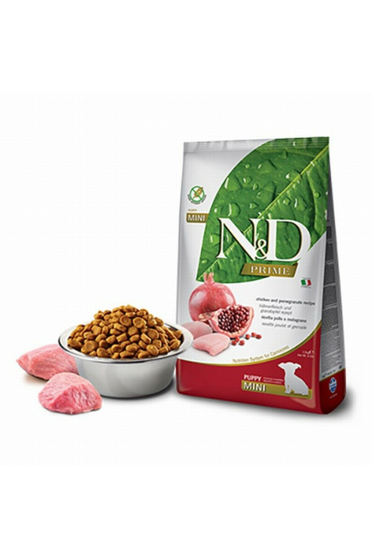 Nd Prime Tahılsız Tavuklu Narlı Küçük Irk Yavru Köpek Maması 2,5 Kg