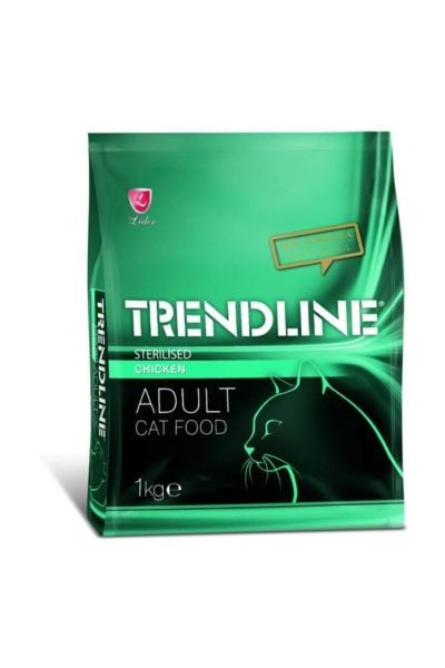Trendline Sterilised Tavuklu Kisir Kedi Maması 1 kg