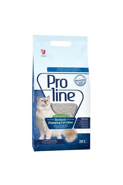 PROLİNE NATURAL KOKUSUZ KEDİ KUMU 20LT