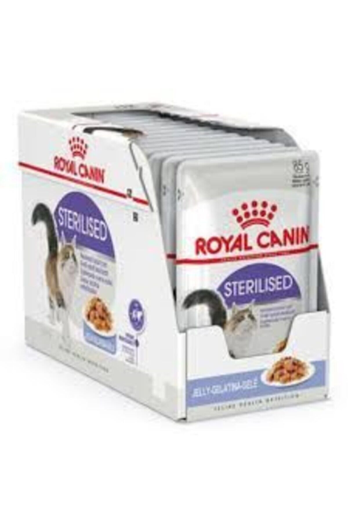 Royal Canin Sterilised Jelly Kısırlaştırılmış Yetişkin Kedi Yaş Maması 85 Gr*12