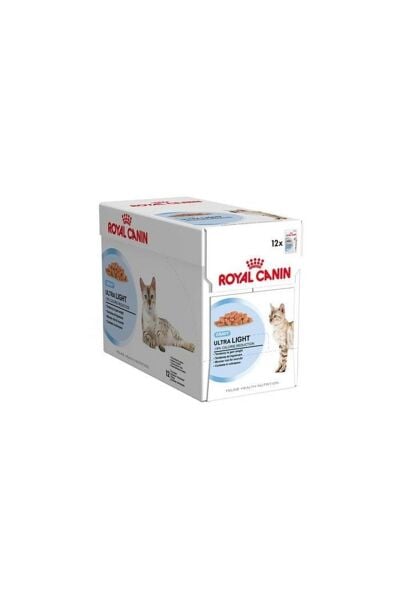 Royal Canin Ultra Light Gravy Kilo Kontrollü Yaş Kedi Maması 85 Gr X 12 Adet