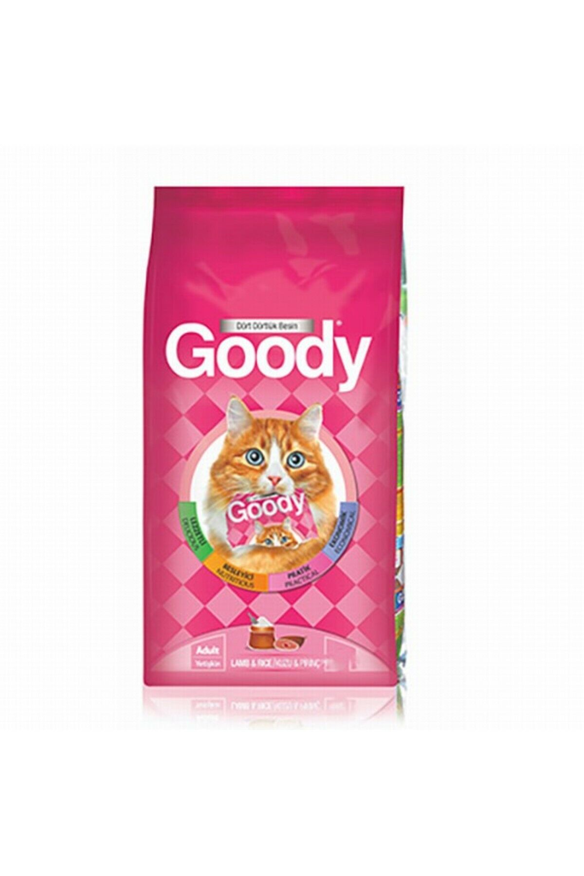Goody Lamb Kuzulu Yetişkin Kedi Maması 15 Kg